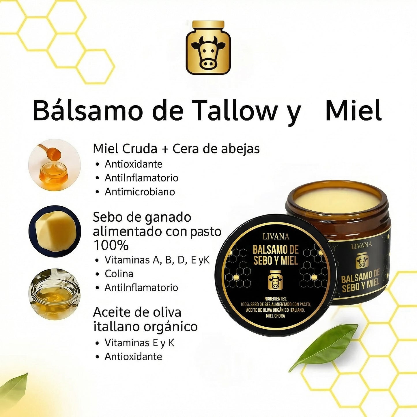 BÁLSAMO DE SEBO DE RES
