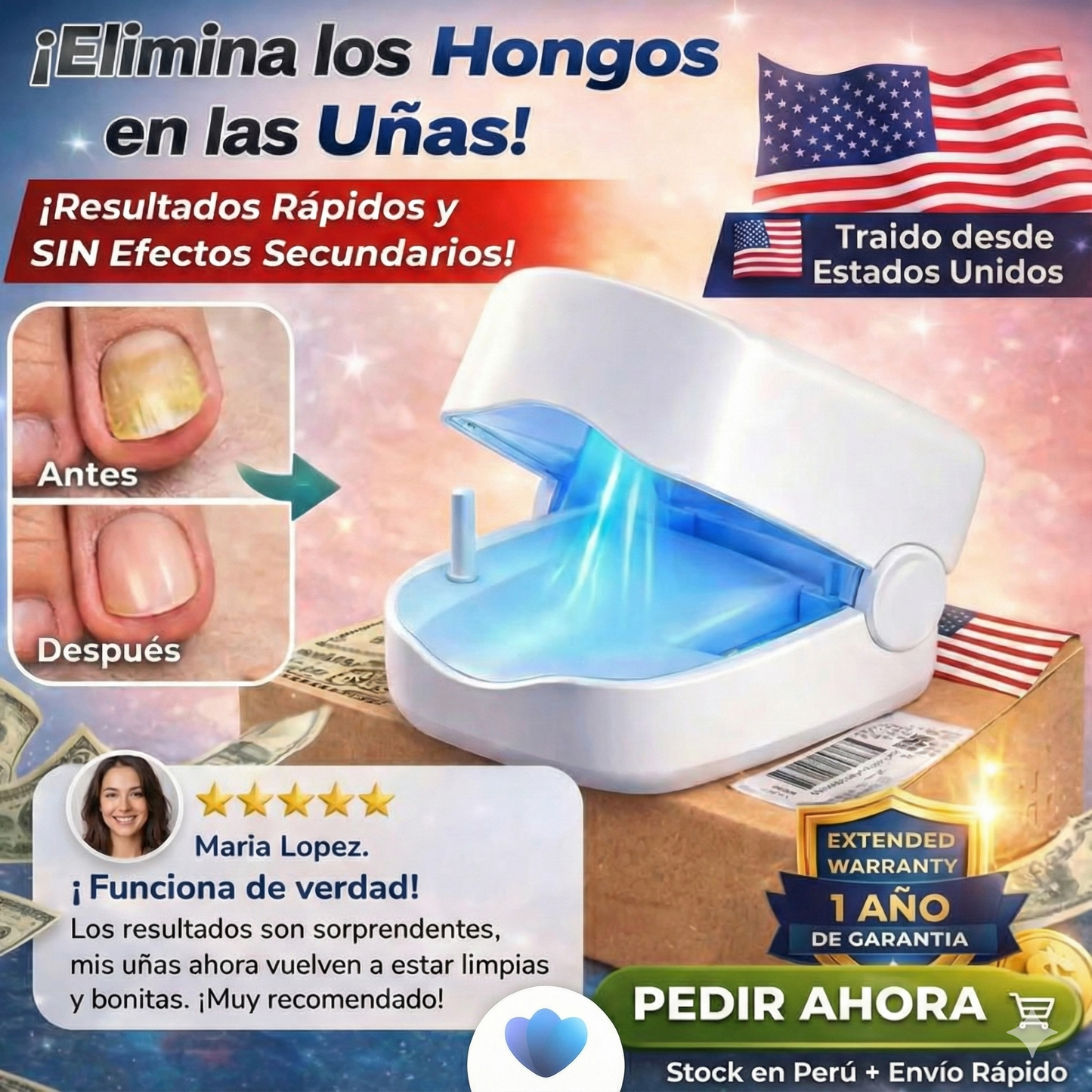 Láser Clean Nail – Tratamiento para hongos en las uñas
