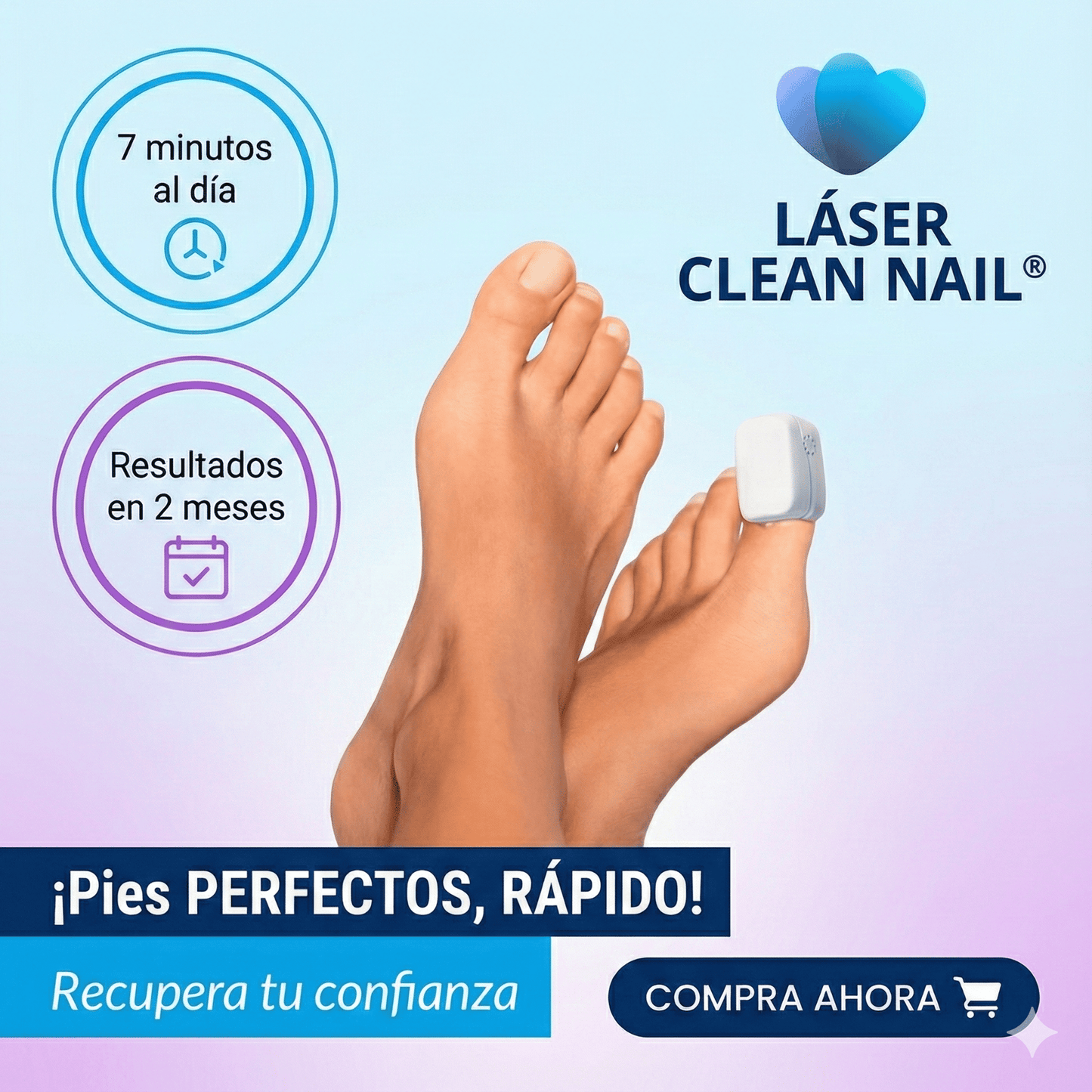 Láser Clean Nail – Tratamiento para hongos en las uñas